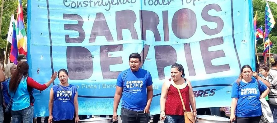 [La Plata] Barrios de Pie se moviliza al Ministerio de Desarrollo Social bonaerense