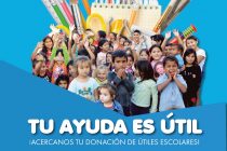 [Chaco] Barrios de Pie impulsa colecta nacional de útiles escolares