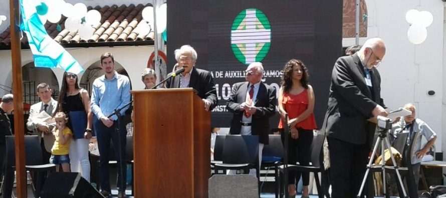 [La Matanza] Sandra Oviedo en la celebracíon de los cien años de la Casa de Auxilio