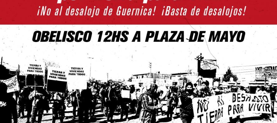 Recuperación de tierras: Barrios de Pie movilizará junto a organizaciones sociales a Plaza de Mayo