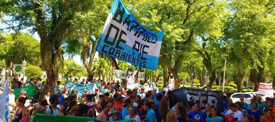 [Corrientes] Barrios de Pie en defensa del trabajo