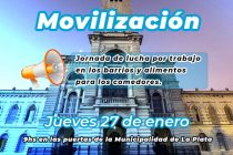 [La Plata] Barrios de Pie se moviliza: Reclaman que los funcionarios de Garro cumplan sus promesas.