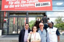 Libres del Sur en el Congreso de DieLinke en Hannover, Alemania