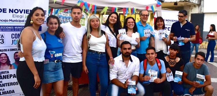 [Chaco] Consenso Joven cerró su campaña y pidió apoyo para renovar la política en Resistencia