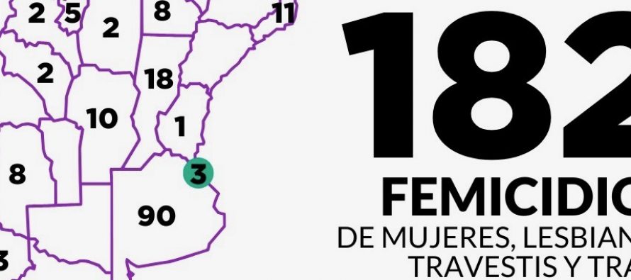 Argentina en Emergencia, 1 femicidio cada 36 hs. Informe del 1 de enero al 29 de septiembre