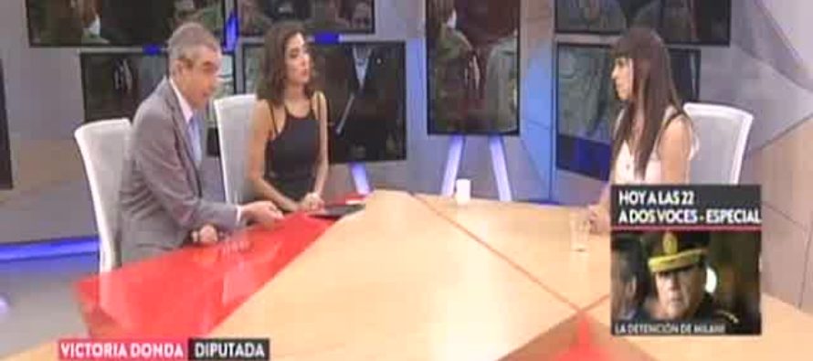 Entrevista de Nelson Castro a Victoria Donda por Milani