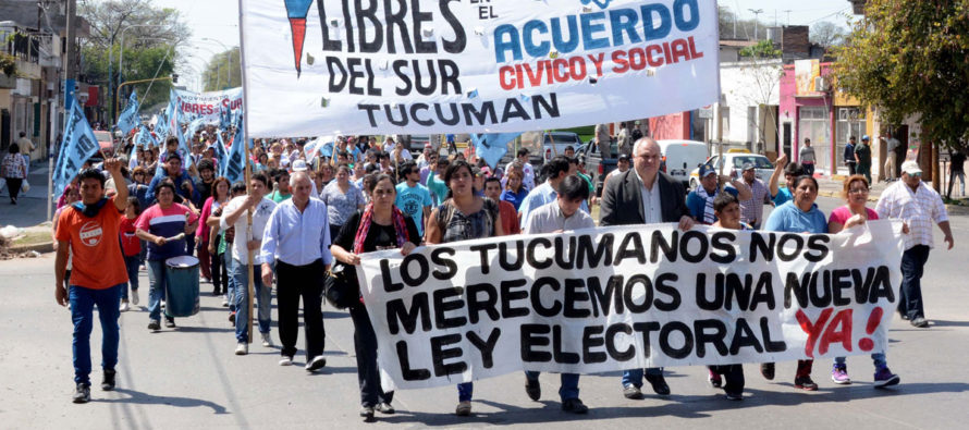 [Tucumán] Libres del Sur marchó a la Legislatura