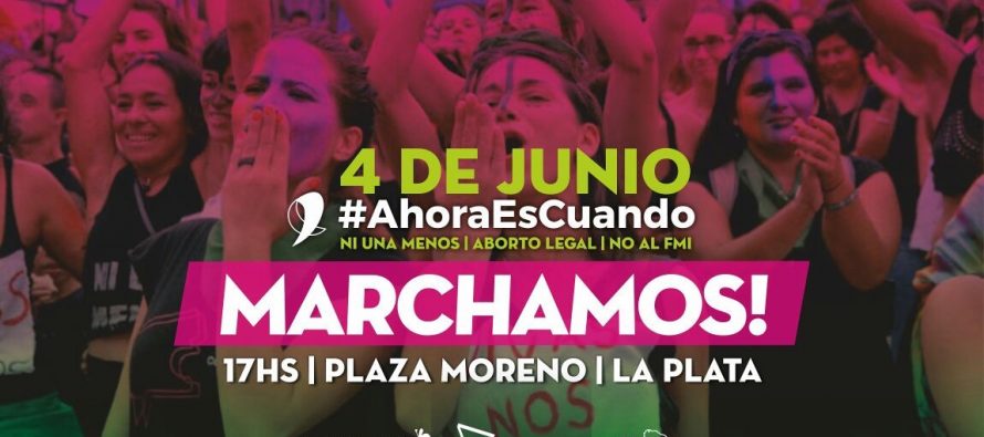 [La Plata] A tres años del grito mundial Ni Una Menos, volvemos a tomar las calles