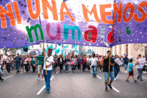 Otro grito por #Niunamenos: miles de mujeres salieron a las calles