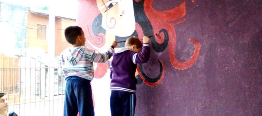 [Corrientes] Un mural contra la violencia de género y los femicidios