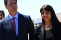 Donda recorrió el Parque de la Memoria junto al Primer Ministro de Canadá
