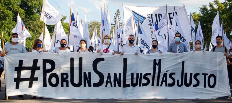 [San Luis] Masiva movilización de Libres del Sur.