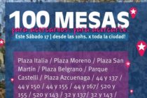 [La Plata] 17/6 Libres del Sur realizará #100MESAS en la ciudad