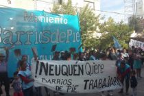 [Neuquén] Barrios de Pie se moviliza a Desarrollo Social del municipio