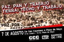 Barrios de Pie y otras organizaciones sociales de Liniers a Pza de Mayo