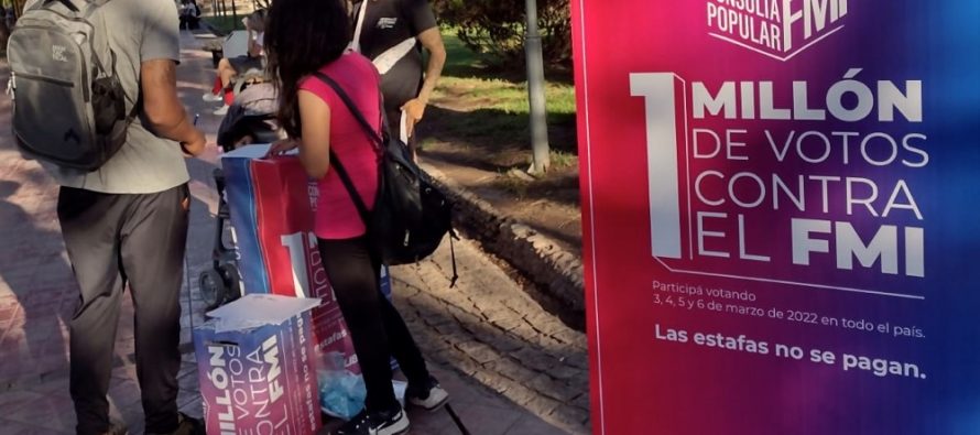 [Mendoza] Comenzó la Consulta Popular: Un millón de votos contra el FMI