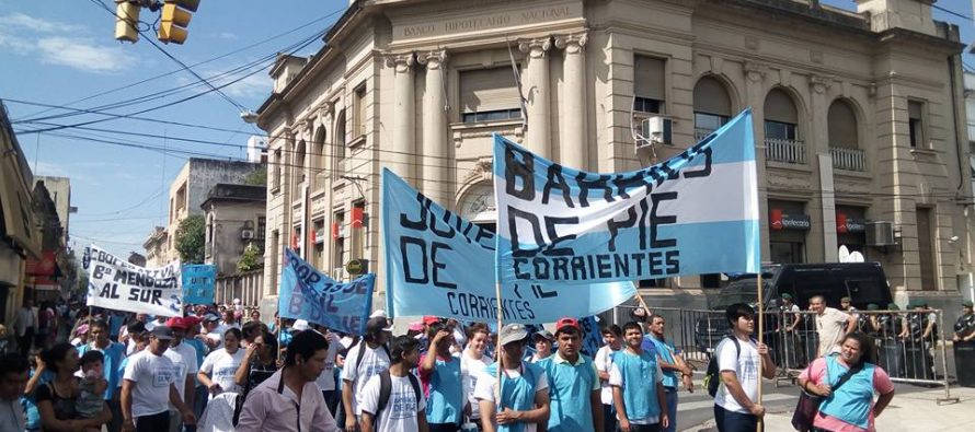 [Corrientes] Se movilizaron contra la reforma previsional