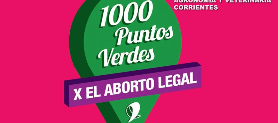 [Corrientes] Puntos verdes por el aborto legal, seguro y gratuito