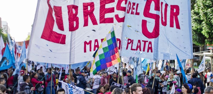 [Mar del Plata] Más de 500 militantes y adherentes políticos y sociales movilizaron con Libres del Sur