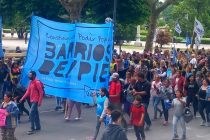[La Plata] Barrios de Pie se moviliza al Ministerio de Desarrollo de la Comunidad bonaerense