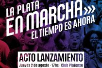 [La Plata] El frente “En Marcha” realizará un acto en el Club Platense.