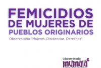 Femicidios de mujeres originarias. Comunicado del Observatorio Mumalá.