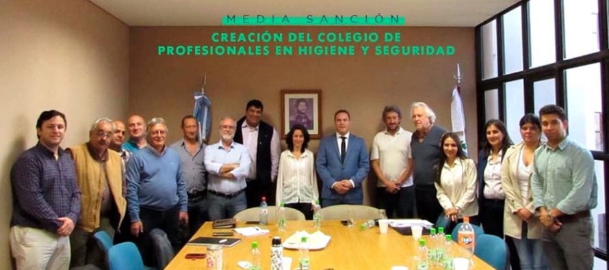 [San Luis] Media sanción a la creación del Colegio de Profesionales de Higiene y Seguridad en el Trabajo
