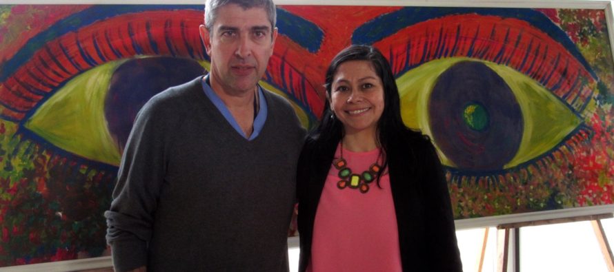 [Chaco] Murales al Barrio: Nancy Sotelo participó de la entrega de obra plástica al Hospital Pediátrico
