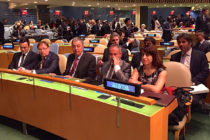Victoria Donda en la Asamblea General de Naciones Unidas sobre el Problema Mundial de las Drogas