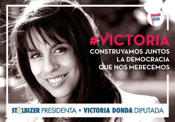 Victoria Donda afiche campaña