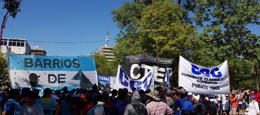 [Chaco] Barrios de Pie marchará mañana contra las reformas del Gobierno de Macri