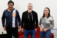 Aguiar se reunió con Silvia Saravia. Coincidieron en fortalecer el FreSU.