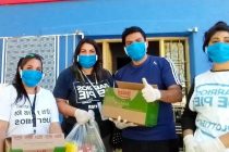 [Plottier] Donación alimentos: Barrios de Pie entrega barbijos por alimentos