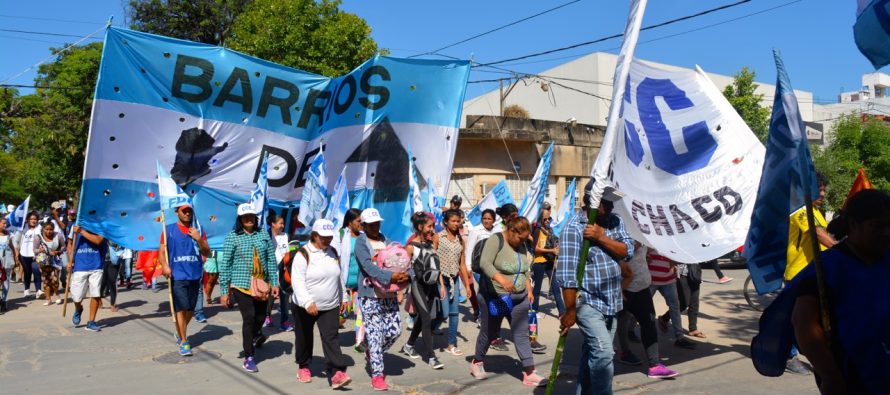 [Chaco] Barrios de Pie, CCC y CTEP repudian la represión en el ministerio de Educación