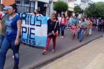 [Corrientes] Barrios de Pie se movilizó hasta la Gerencia de Empleo y Capacitación Laboral