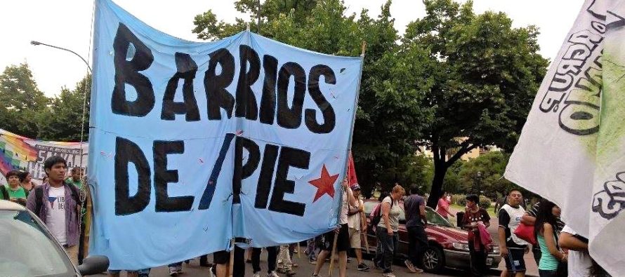 [La Plata] Barrios de Pie se moviliza por el despido de cooperativistas