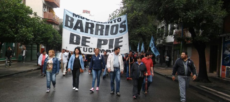 [Tucumán] Barrios de Pie marchó a la Gerencia de Empleo por falta de pagos