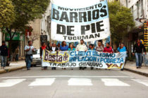 [Tucumán] 14.9 Barrios de Pie moviliza por demora en pago de programas