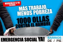 [Chaco] Mil Ollas Populares por un millón de puestos de empleo para enfrentar la Pobreza