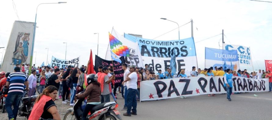 [Tucumán] Barrios de Pie participó de la jornada nacional de CTA y sumó sus reclamos