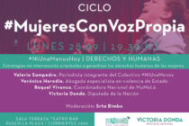 [CABA] 28.9 #MujeresConVozPropia: Sampedro, Heredia, Vicanco y Donda