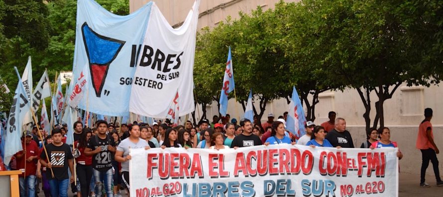 Libres del Sur y Barrios de Pie participaron de Jornada Nacional contra el G20 y el FMI