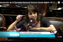 Victoria Donda: “Es inaceptable la criminalización de la protesta”