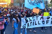 [Chaco] Jóvenes de Pie marchó por el Día de Acción contra el Gatillo Fácil.