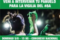 [CABA] Intervención de pañuelos para el #8A - #QueSeaLey