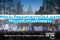 En el Congreso y en todo el país marchamos contra el presupuesto de Macri y el FMI