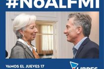 Vamos a Plaza de Mayo a decirle NO al FMI