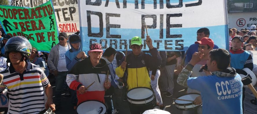 [Corrientes] Crisis económica: movimientos sociales agudizan plan de lucha