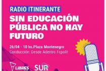 [Santa Fe] Radio Itinerante por la Educación Pública