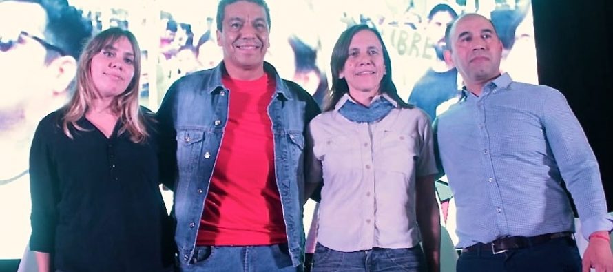 [Tigre] Acto popular. Silvia Saravia y Jesús Escobar, con fuertes críticas a Kicillof y Milei
